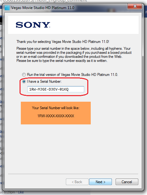 Sony vegas serial code p1133